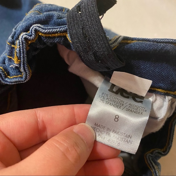 Boy’s Lee Skinny Fit Straight Leg Blue Jeans - Picture 5 of 6